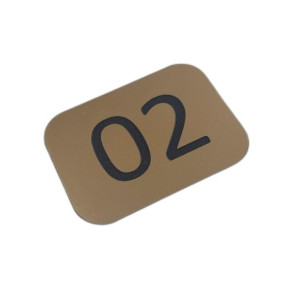 Numerek na drzwi 60/45 standard złoty