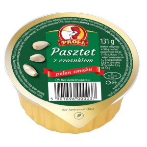 PROFI Pasztet Wielkopolski z drobiem z czosnkiem 131g-8sztuk