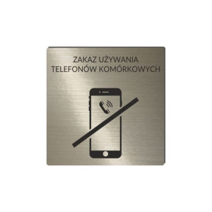 Piktogram Zakaz Używania Telefonów Komórkowych