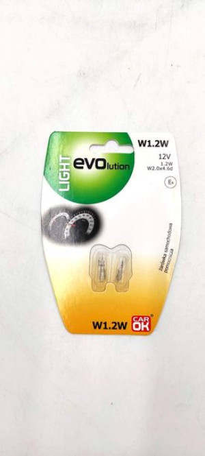 Żarówki W1,2W  12V 1,2W calosz.bl-2 nOK (10)