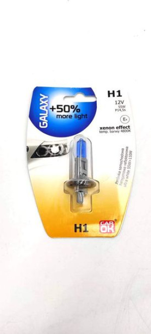 Żarówki H1 12V BLUE GALAXY+50% bl-1 nOK (10)