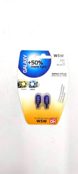 Żarówki W5W 12V5W caloszk.BLUE bl-2 nOK (10)