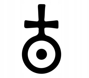 Naklejka ALCHEMIA SYMBOL 14 X 7,8 CM