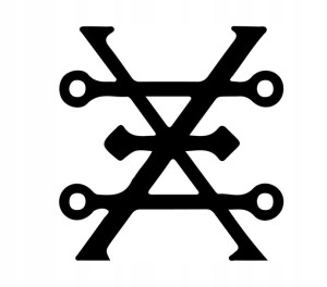 Naklejka ALCHEMIA SYMBOL 8 X 7,6 CM