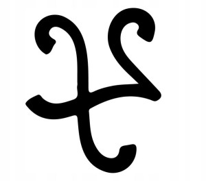 Naklejka ALCHEMIA SYMBOL 9 X 7,4 CM