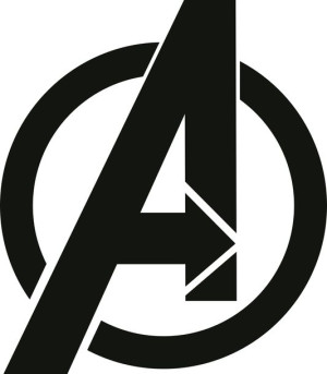 Naklejka AVENGERS 9 X 7,9 CM