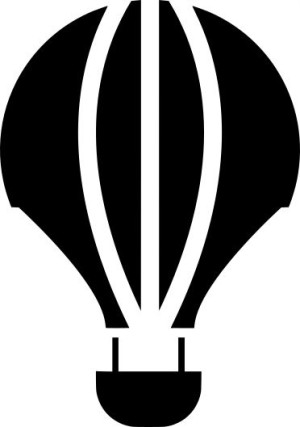 Naklejka BALON BALONIARSTWO 14 X 9,8 CM