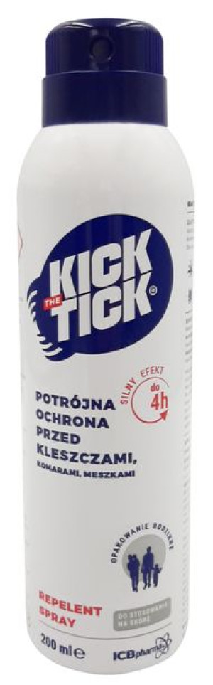 Kick the Tick Max Repelent Plus Spray 200ml komary