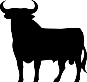 Naklejka BYK BULL 10 X 10,6 CM