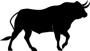 Naklejka BYK BULL 10 X 17,7 CM