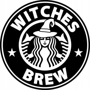 Naklejka Czarownica Witches Brew 15 X 15 Cm