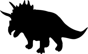 Naklejka DINOZAUR DINOZAURY 10,4 X 17 CM
