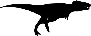 Naklejka DINOZAUR DINOZAURY 6,9 X 17 CM