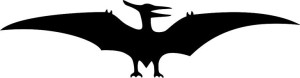 Naklejka DINOZAUR DINOZAURY 7,5 X 29 CM