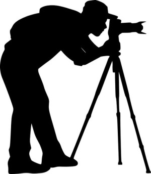 Naklejka Fotograf Fotografowanie 18,4 X 16 Cm