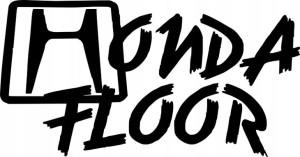 Naklejka HONDA FLOOR 12,1 X 23 CM