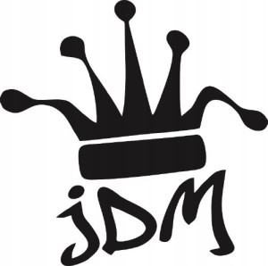 Naklejka JDM KING 12 X 12,1 CM
