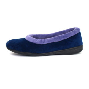 Balerinki damskie Adanex 15861 granat - Rozmiar: 40