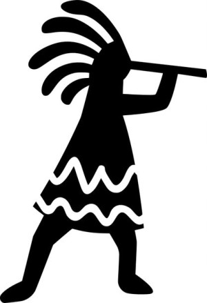 Naklejka KOKOPELLI 20,5 X 14 CM