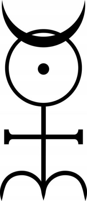 Naklejka Monas Hieroglyphica 20 X 8,7 CM