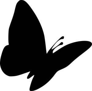 Naklejka Motyl Motyle Motylek 12 X 12,2 Cm