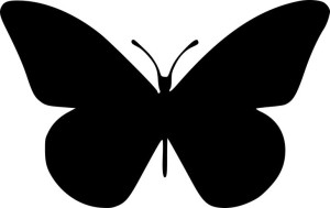 Naklejka Motyl Motyle Motylek 14,5 X 23 Cm