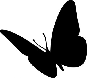 Naklejka Motyl Motyle Motylek 21 X 23,2 Cm