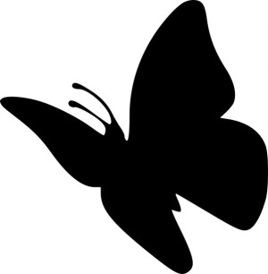 Naklejka MOTYL MOTYLE MOTYLEK 9,2 X 9 CM