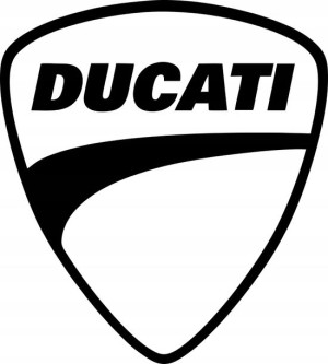 Naklejka na samochód DUCATI 15 X 13,5 CM