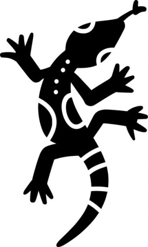 Naklejka na samochód KOKOPELLI 20 X 12 CM