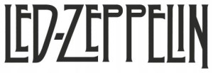 Naklejka na samochód LED ZEPPELIN 8 X 25,4 CM