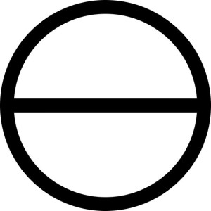 Naklejka na samochód SÓL SYMBOL 10 X 10 CM