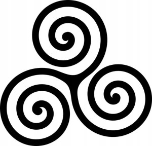 Naklejka na samochód TRISKELION 10 X 10,4 CM