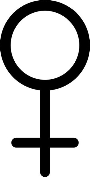 Naklejka na samochód WENUS SYMBOL 20 X 10,2 CM