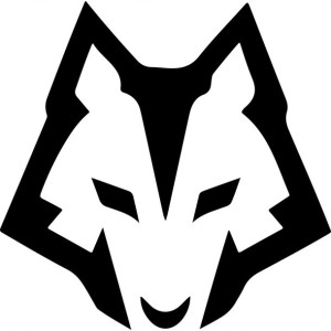 Naklejka na samochód WILK WOLF 15 X 15,1 CM