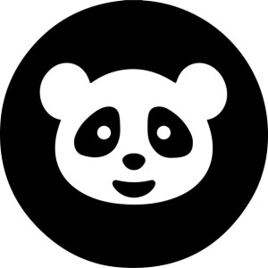 Naklejka PANDA 10 X 10 CM