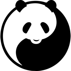 Naklejka PANDA 15 X 14,8 CM