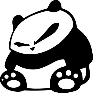 Naklejka PANDA 16 X 16 CM