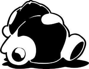 Naklejka PANDA 21 X 26,9 CM