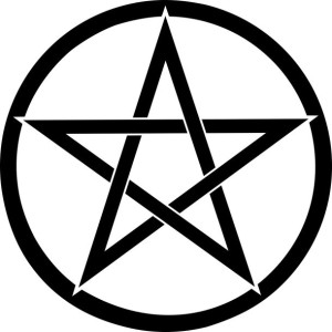 Naklejka PENTAGRAM 16 X 16 CM
