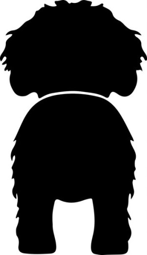 Naklejka PIES COCKAPOO 23 X 13,2 CM