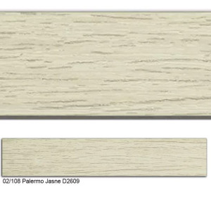 Obrzeże PVC, 02/108 Palermo Jasne D2609,42x2.0, 100 mb