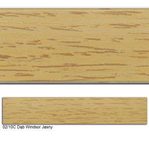 Obrzeże Pvc, 02/10c Dąb Windsor Jasny, 22x0.6, 200 Mb