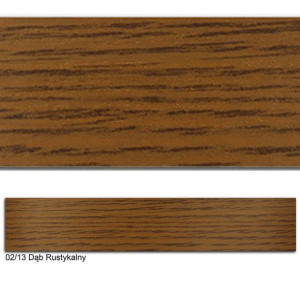 Obrzeże PVC, 02/13 DĄB RUSTYKALNY, 22x0.6, 200 mb