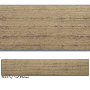 Obrzeże Pvc, 02/23 Dąb Craft Tobacco, 42x2.0, 100 Mb
