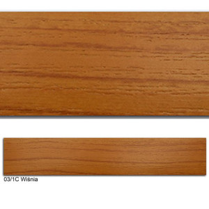 Obrzeże PVC, 03/1C WIŚNIA, 42x2, 100 mb