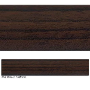 Obrzeże Pvc, 09/7 Orzech California, 22x0.6, 200 Mb