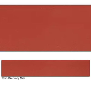 Obrzeże PVC, 235B Czerwony Mak, 42x2, 100 mb