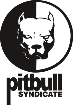 Naklejka PITBULL SYNDYKAT 23 X 15,9 CM