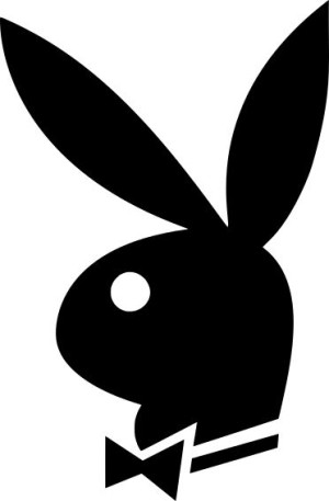 Naklejka PLAYBOY 11 X 7,2 CM